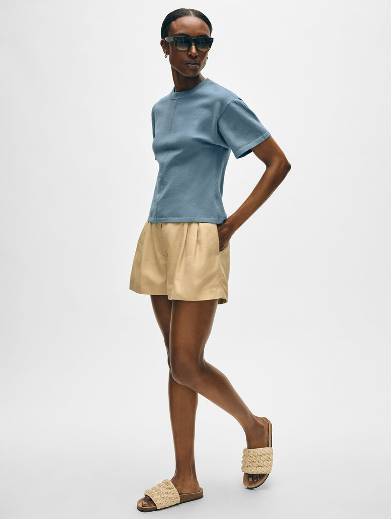 Superfine Organic Cotton Waisted Shirt