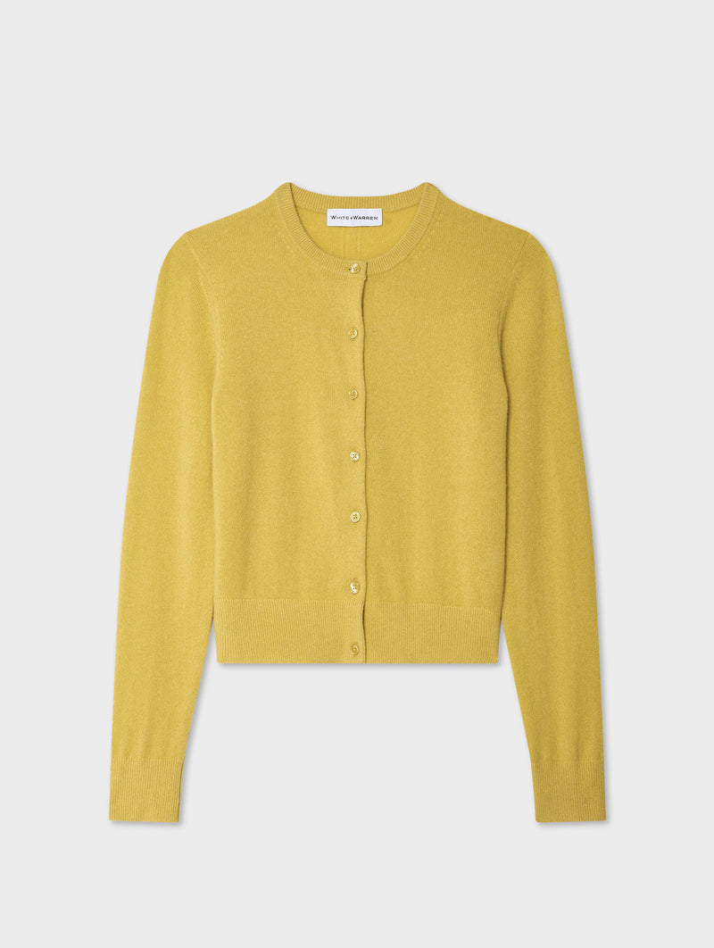 Cashmere Crewneck Cardigan