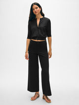 Superfine Organic Cotton Wide Leg Pant