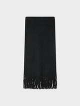 Ribbed Fringe Skirt